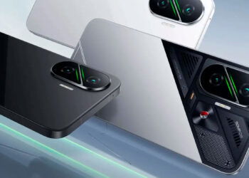 Detalle del POCO F7 con fondo