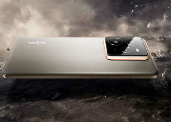 teléfono realme GT 7 Pro con fondo