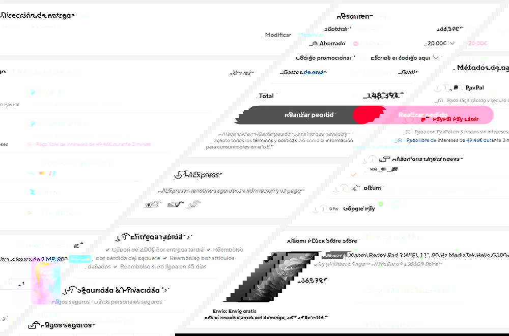 Oferta por el Redmi Pad 2