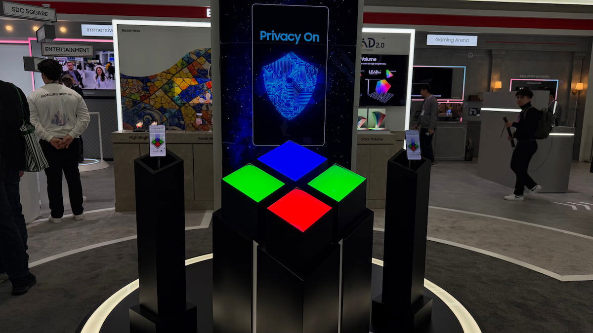 Samsung presenta LEAD 2.0 en el MWC: la evolución del panel OLED con privacidad integrada