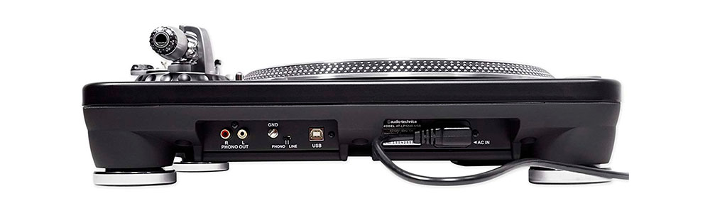 Conexiones del Audio Technica AT-LP120XUSB