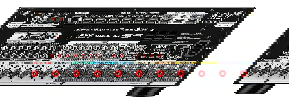 Conexiones del DENON AVC-X3800H