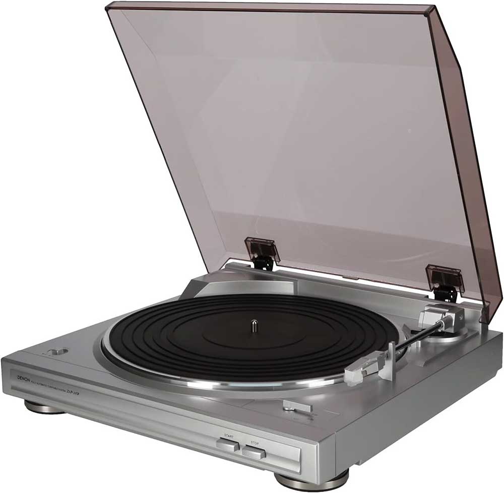 Tocadiscos Denon DP-29 con tapa
