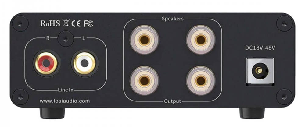 Conexiones del Fosi Audio TB10D