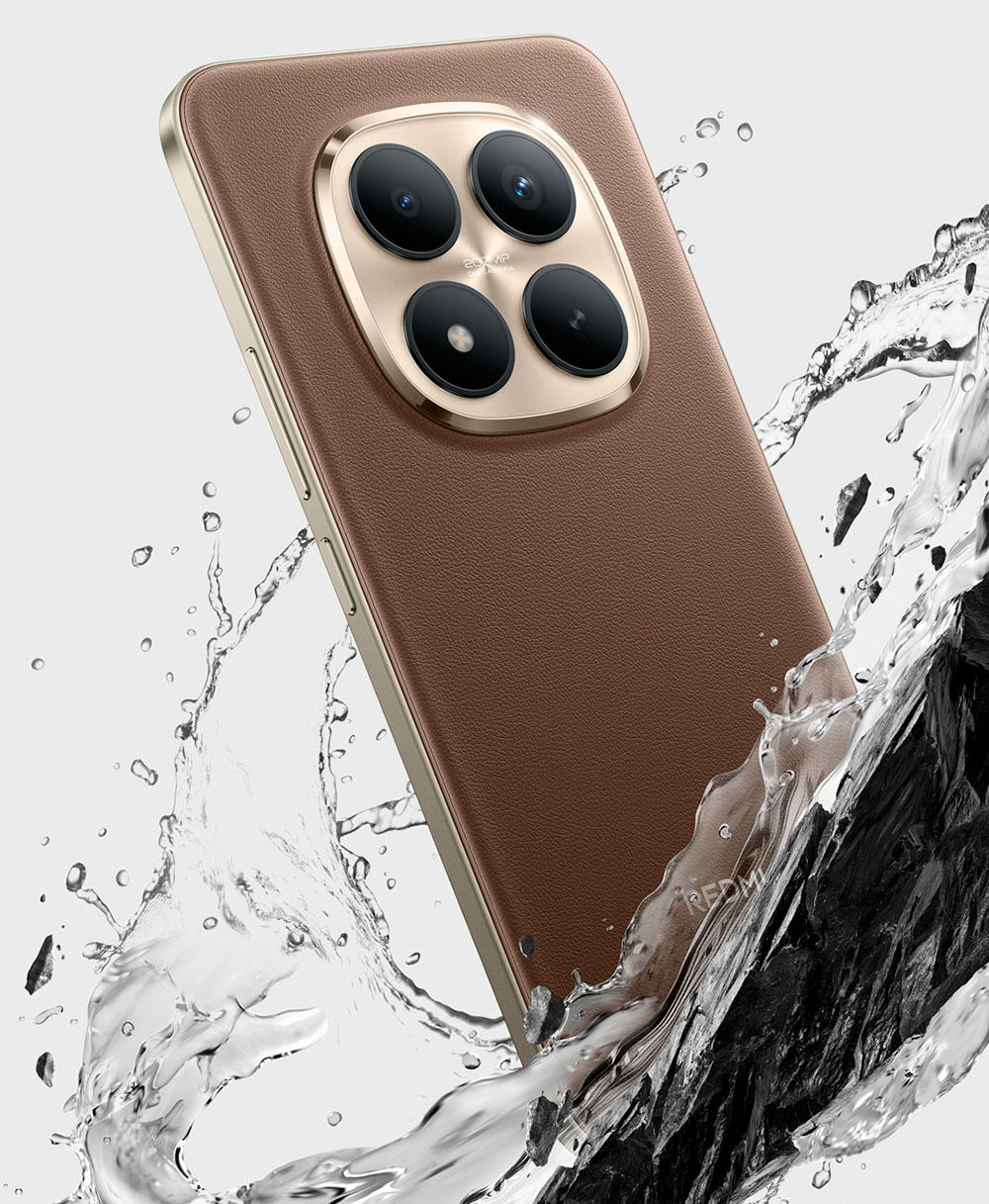 REDMI Note 15 Pro+ 5G con agua