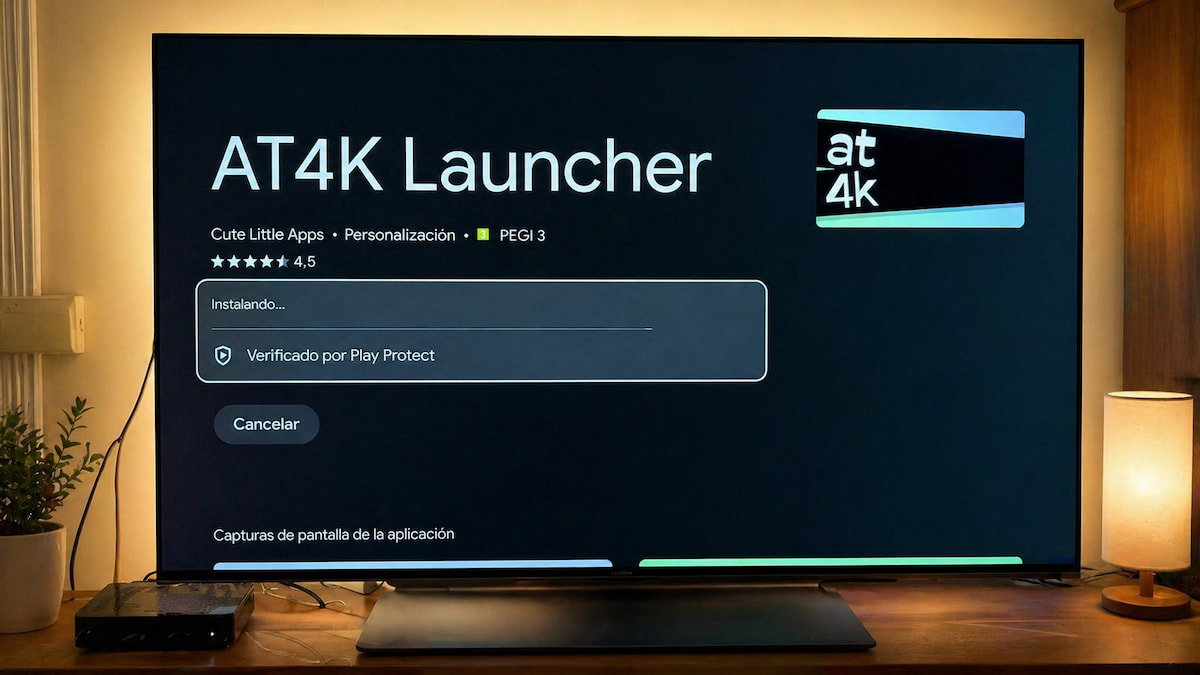 AT4K Launcher cambia por completo tu Google TV: menos anuncios y más control