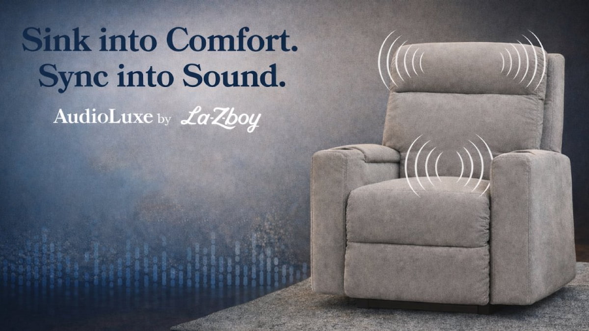 Los nuevos sofás con sonido integrado de La-Z-Boy y Klipsch quieren cambiar tu cine en casa
