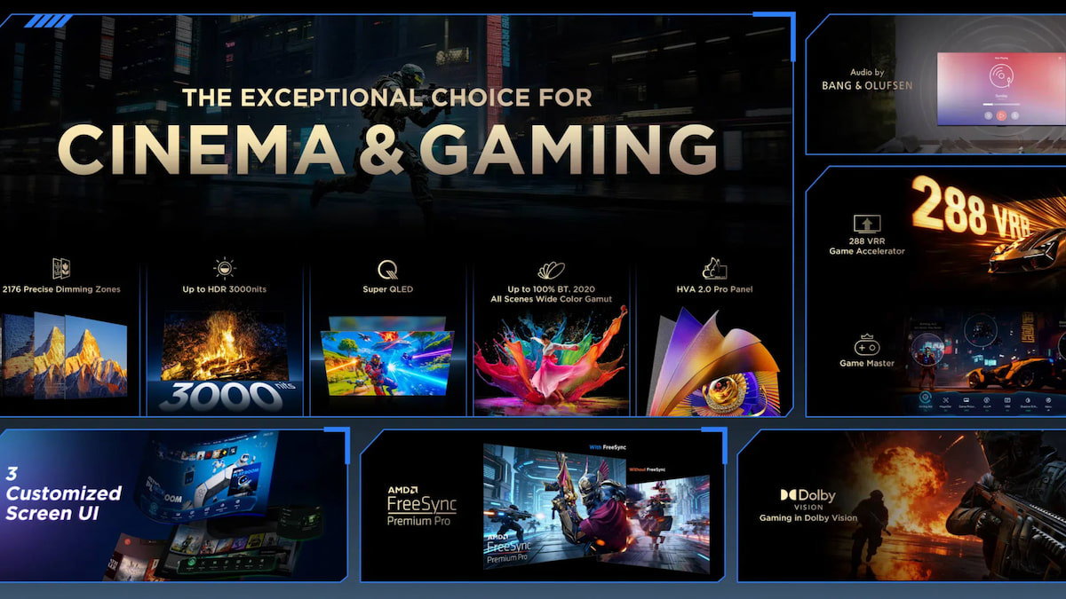 TCL C7L: La sucesora de la C7K llega con tecnología SQD y más zonas de control para dominar el mercado Mini LED