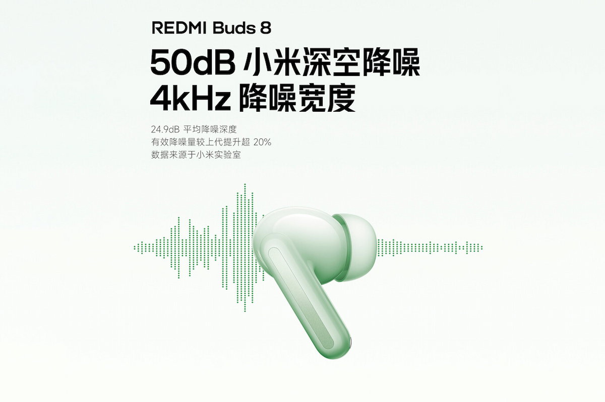 Redmi Buds 8: Xiaomi ya tiene listos unos nuevos auriculares baratos con cancelación de ruido de 50 dB