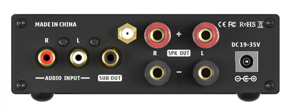 Conexiones del Fosi Audio BL20C