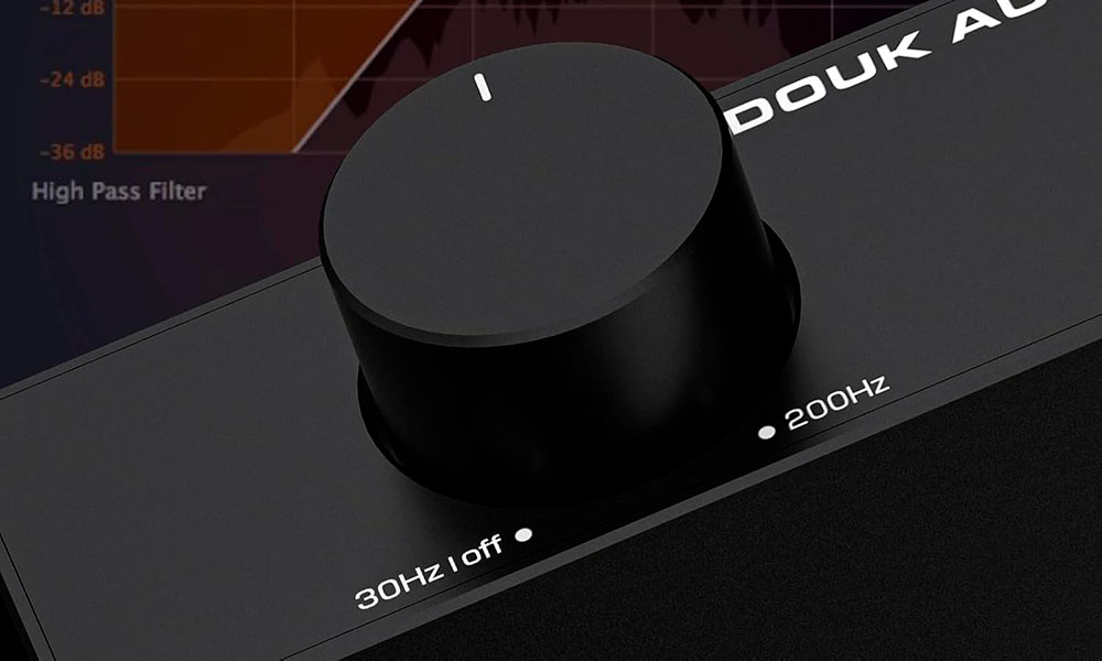 Detalle del amplificador Douk Audio A5