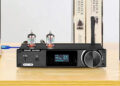 Amplificador Douk Audio DAC-T1 PRO en una mesa