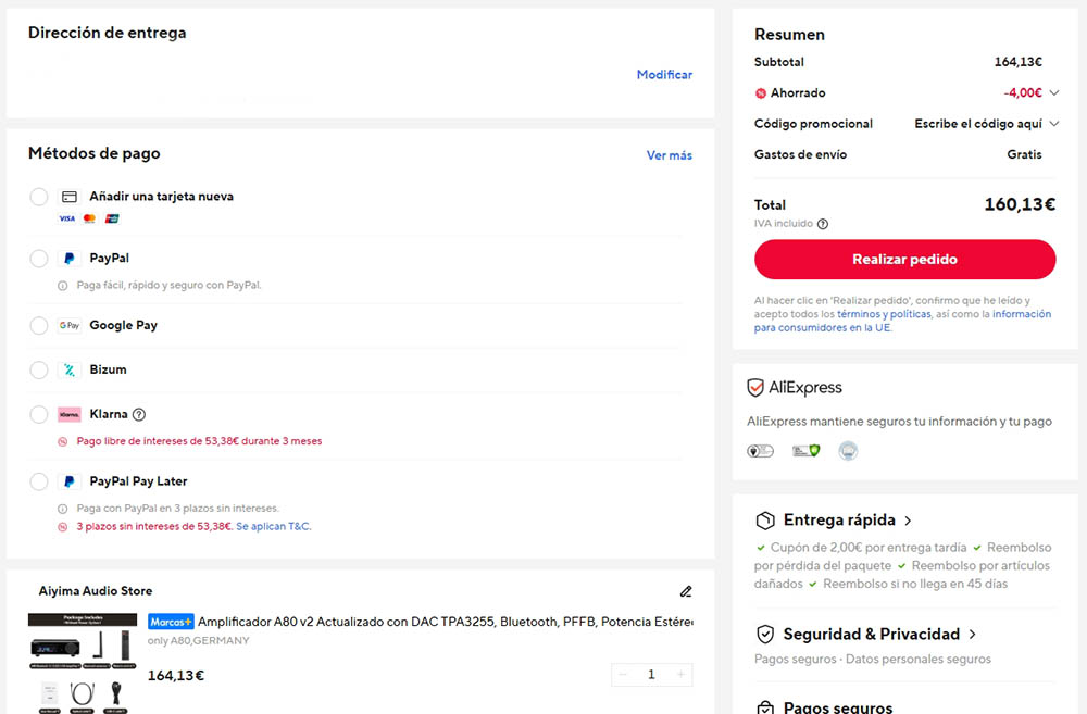 Oferta en AliExpress por el AIYIMA A80