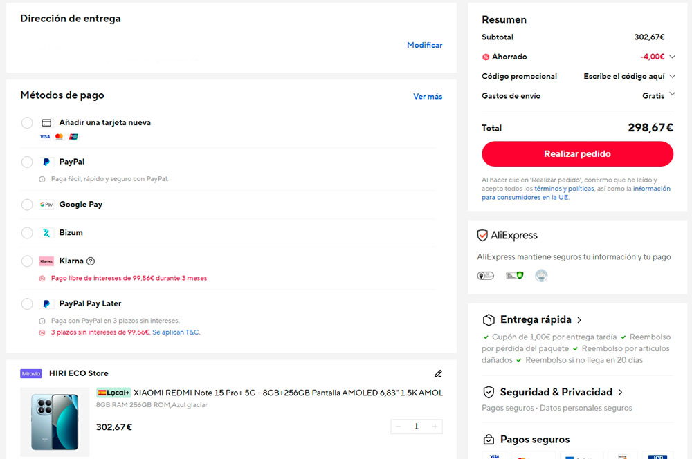 Oferta por el REDMI Note 15 Pro+