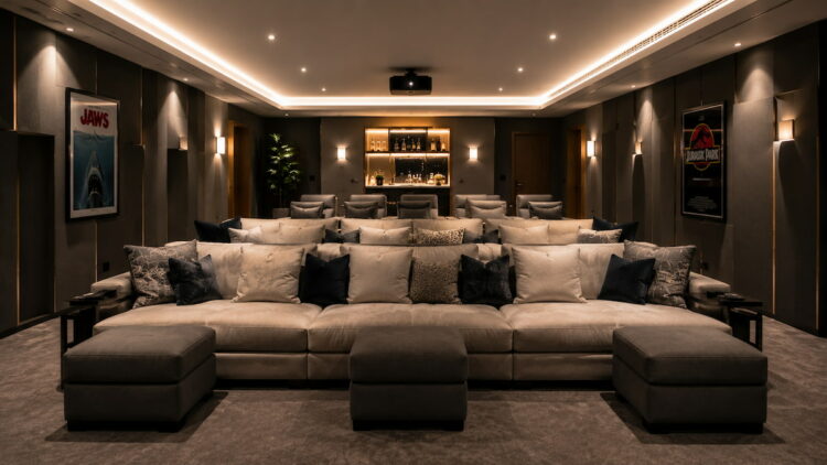 El cine en casa definitivo para ver fútbol existe: pantalla de 145 pulgadas, Dolby Atmos 9.4.4 y hasta un “modo fútbol”