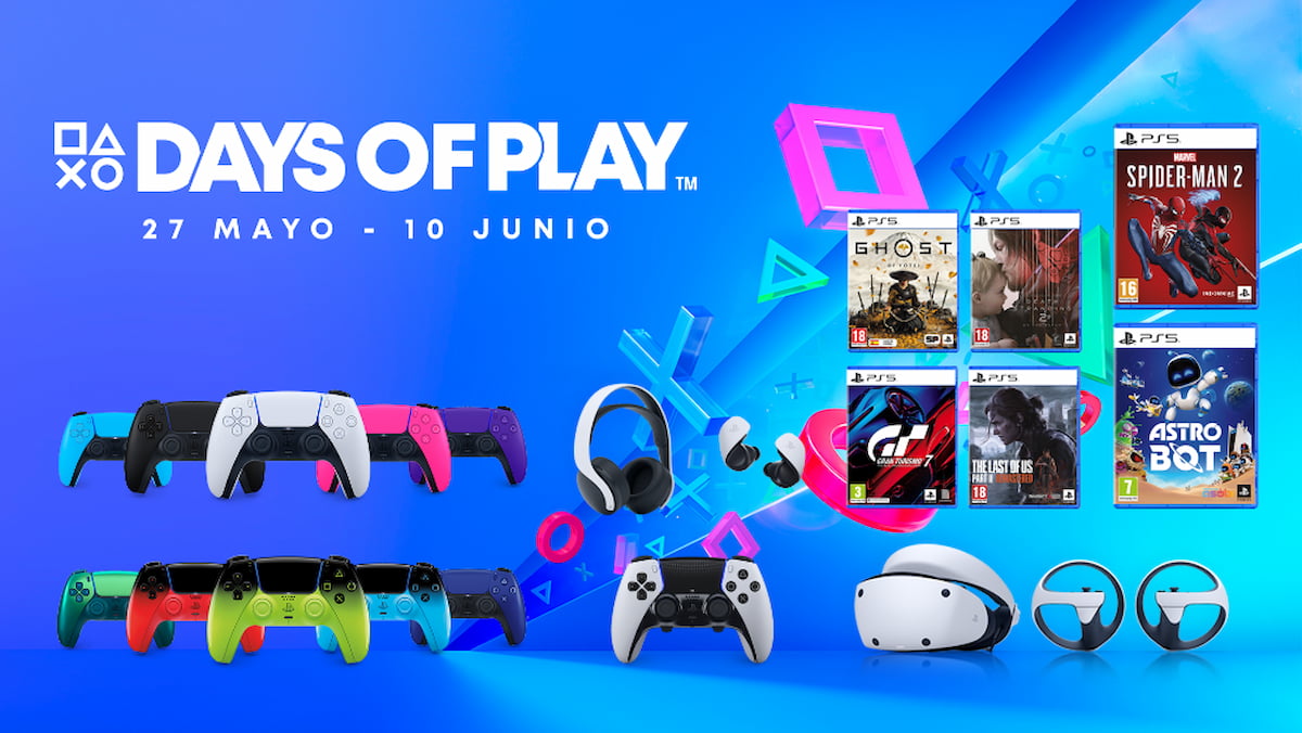 PlayStation arranca sus Days of Play con descuentos en juegos, PS Plus y hasta 100 euros menos en PS VR2