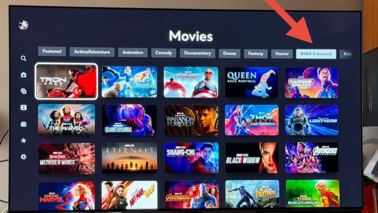 Disney+ esconde un filtro muy útil y casi nadie lo usa: así puedes encontrar películas en IMAX Enhanced