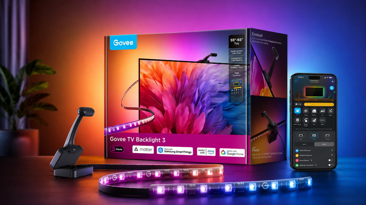 Govee lanza su nueva TV Backlight 3: Ambilight para tu televisor con cámara 4MP y más precisión