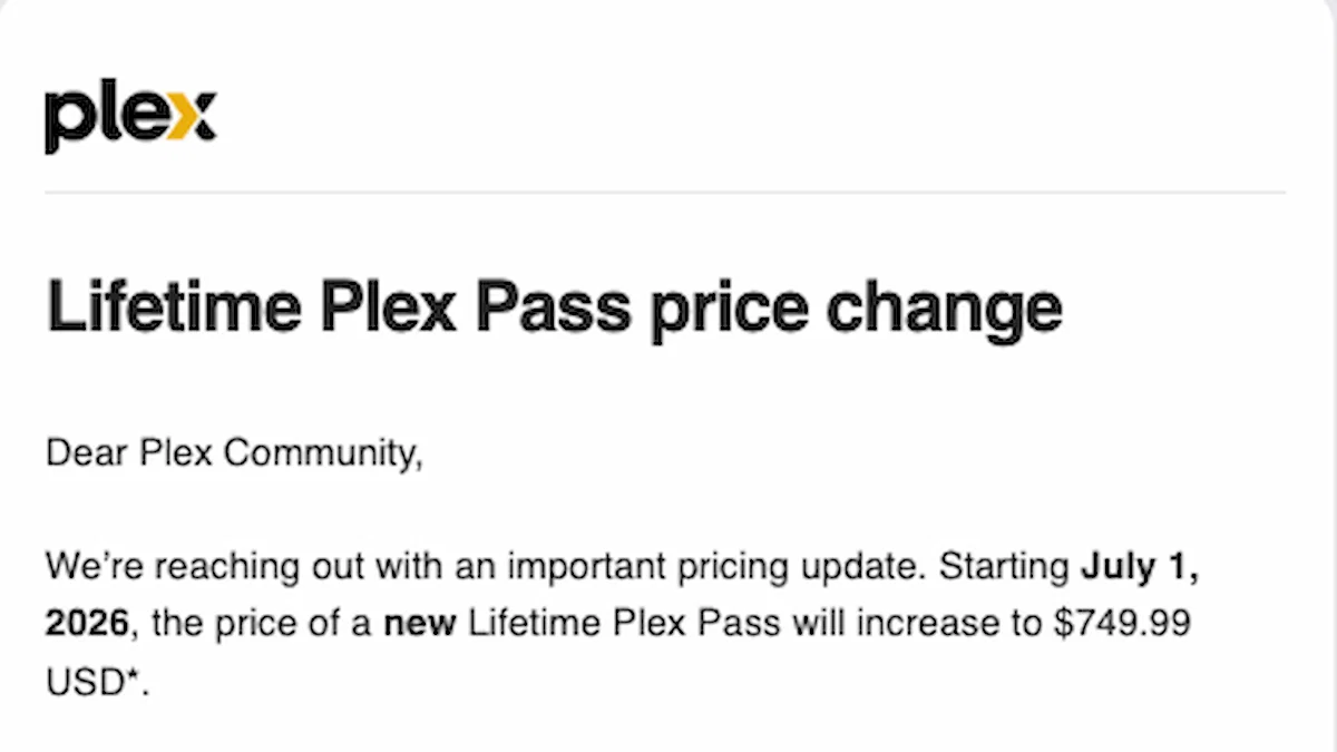 Hasta siempre Plex Pass: la suscripción vitalicia triplica su precio y se pone casi imposible