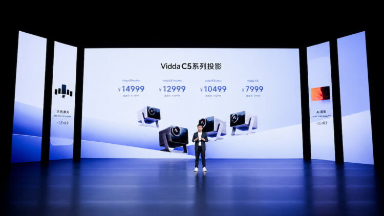 Hisense pone patas arriba los proyectores con los nuevos Vidda C5: 240 Hz, 1 ms y hasta 5800 CVIA
