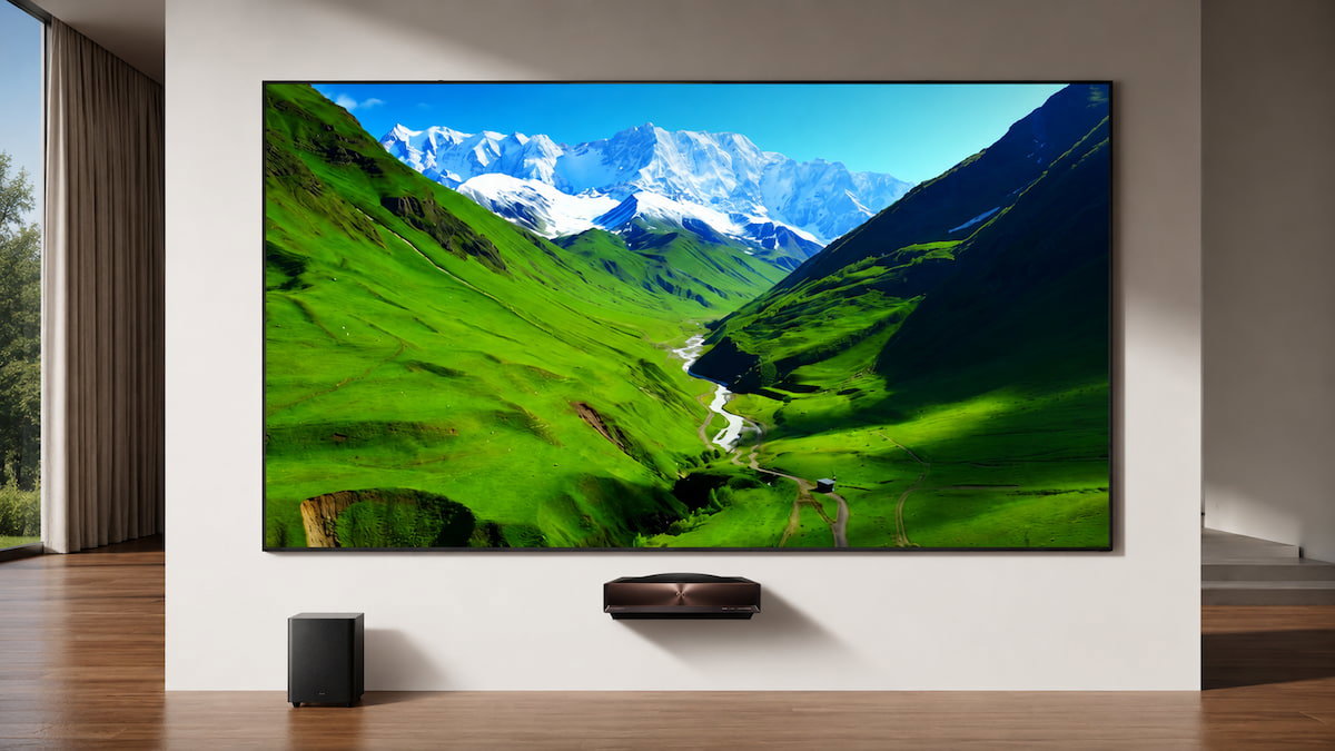 Hisense Xplorer X1 Pro: el nuevo televisor 4K láser de Hisense es una bestia de 120 pulgadas con pantalla plegable y triple láser RGB