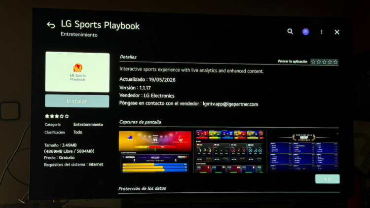 LG quiere que dejes el móvil cuando ves fútbol: sus Smart TV ya muestran resultados, estadísticas y clasificaciones en pantalla