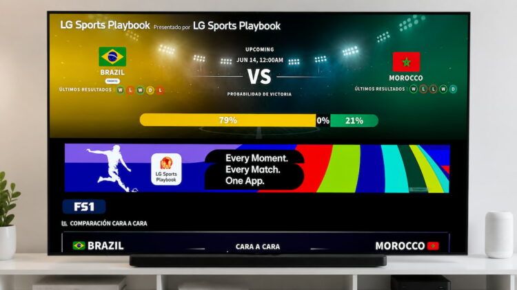 LG quiere que dejes el móvil cuando ves fútbol: sus Smart TV ya muestran resultados, estadísticas y clasificaciones en pantalla