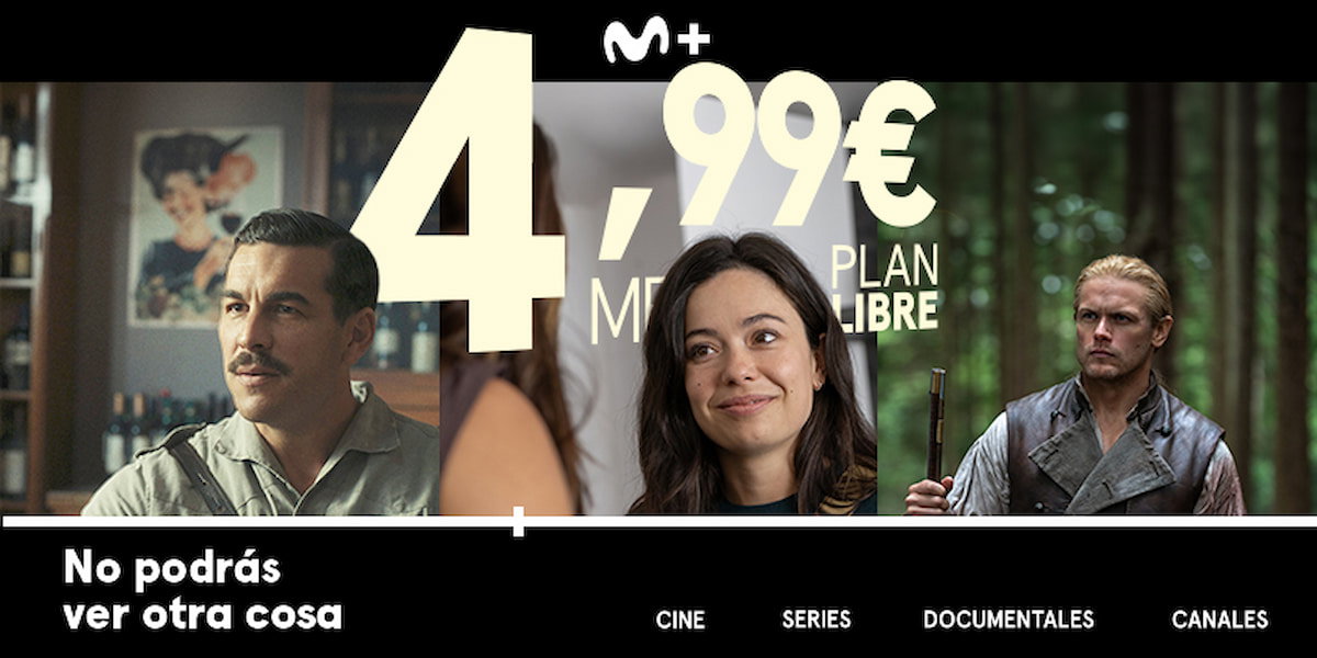 Movistar Plus+ se lanza a por el contenido en streaming: así es su nueva suscripción para cine y series por 4,99 euros al mes