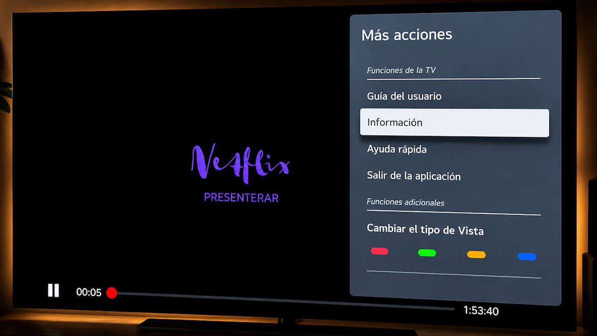 Cómo comprobar la calidad real de Netflix en tu televisor LG con webOS