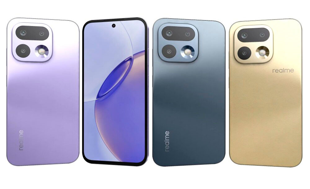 Diseño del teléfono realme 16 Pro 5G