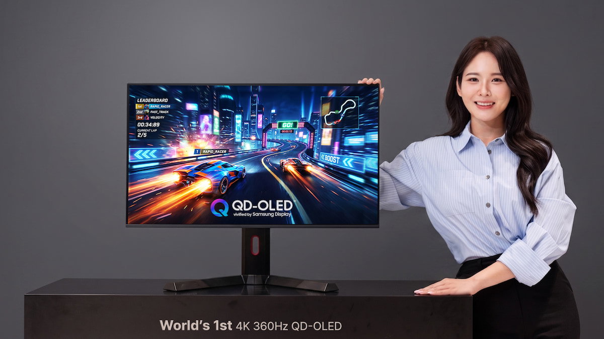 Samsung Display acaba con la última barrera del QD-OLED gaming: ya tiene listo un panel 4K a 360 Hz