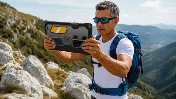 La tablet más absurda del año lleva un proyector Full HD integrado, batería gigante y hasta visión nocturna