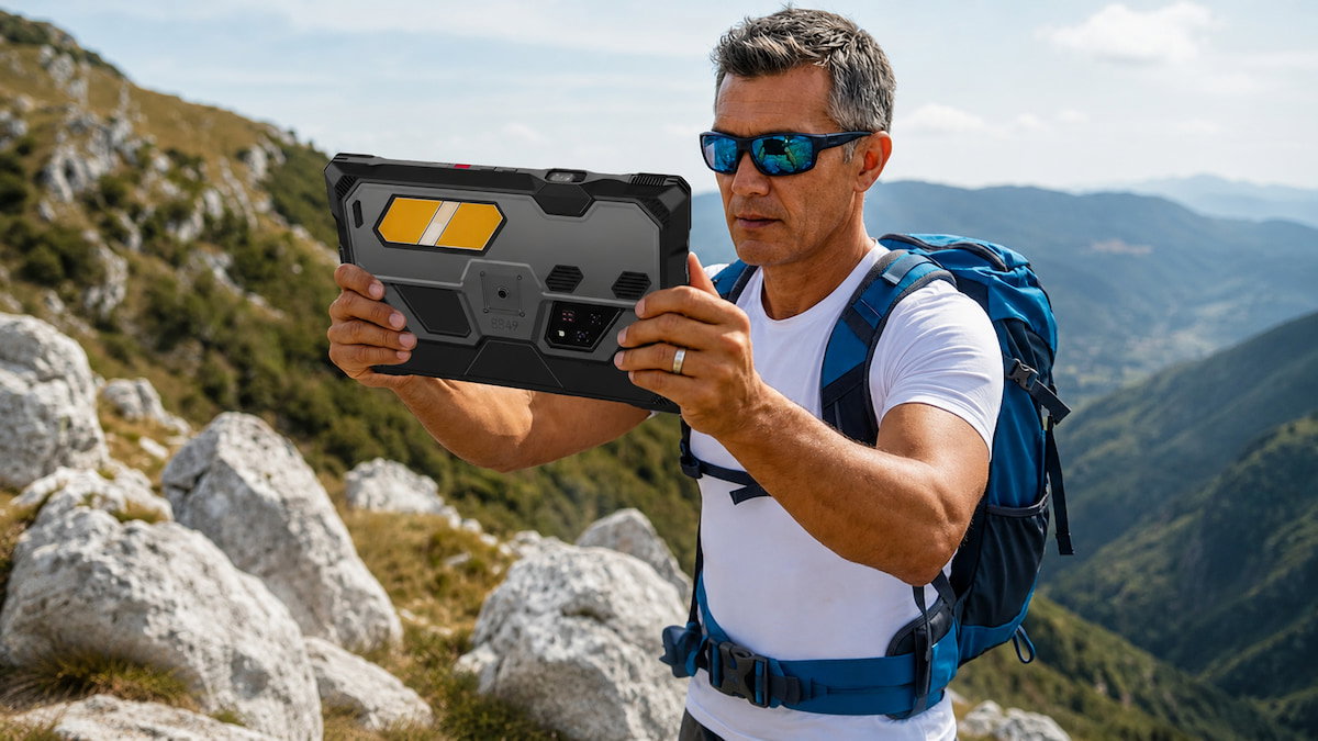 La tablet más absurda del año lleva un proyector Full HD integrado, batería gigante y hasta visión nocturna