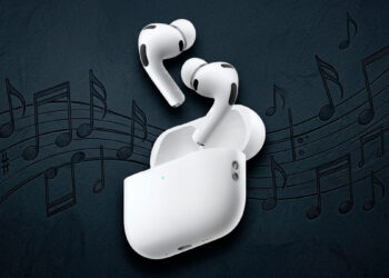 Auriculares Apple AirPods Pro 3 con fondddo