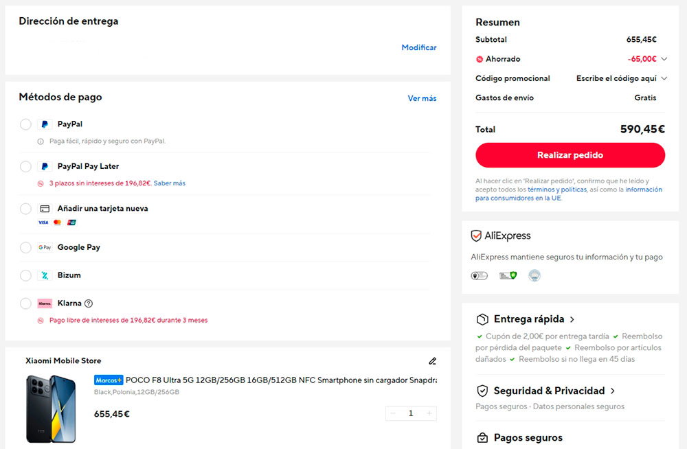 Oferta por el POCO F8 Ultra