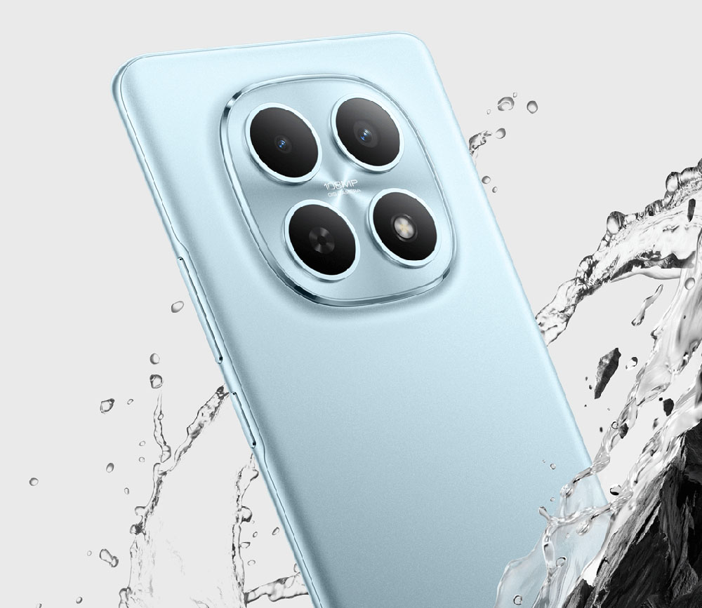 REDMI Note 15 5G con agua