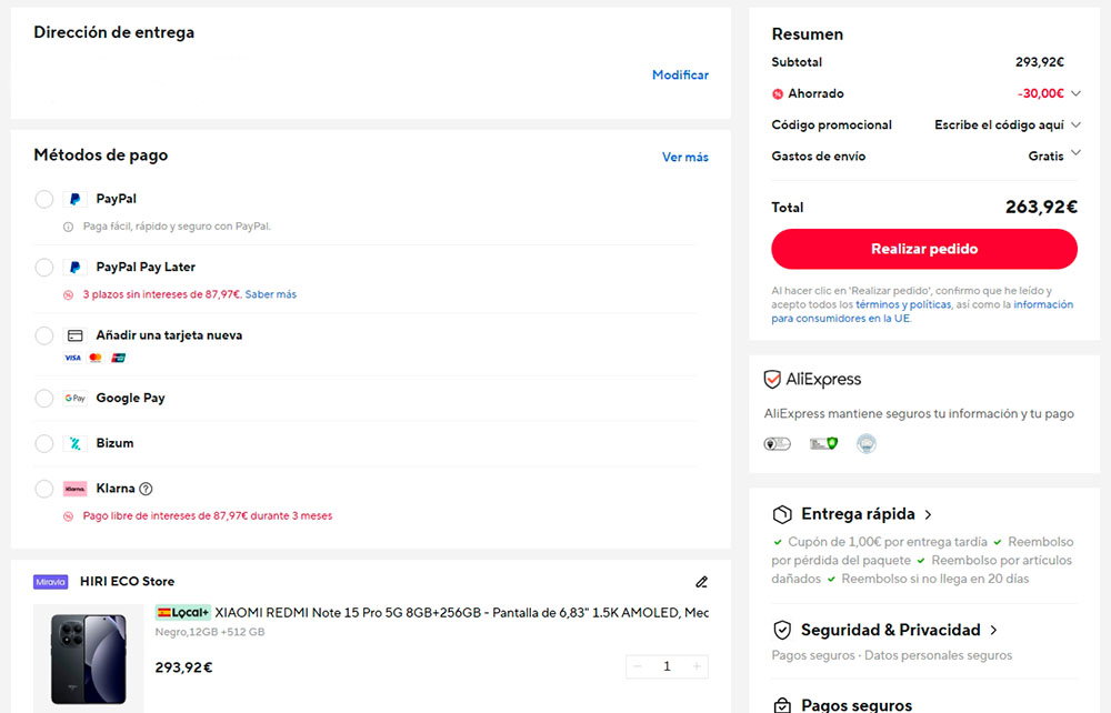 Oferta por elREDMI Note 15 Pro