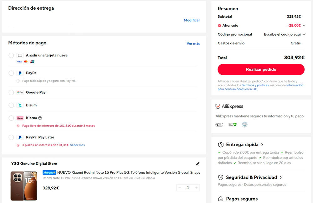Oferta por el REDMI Note 15 Pro+