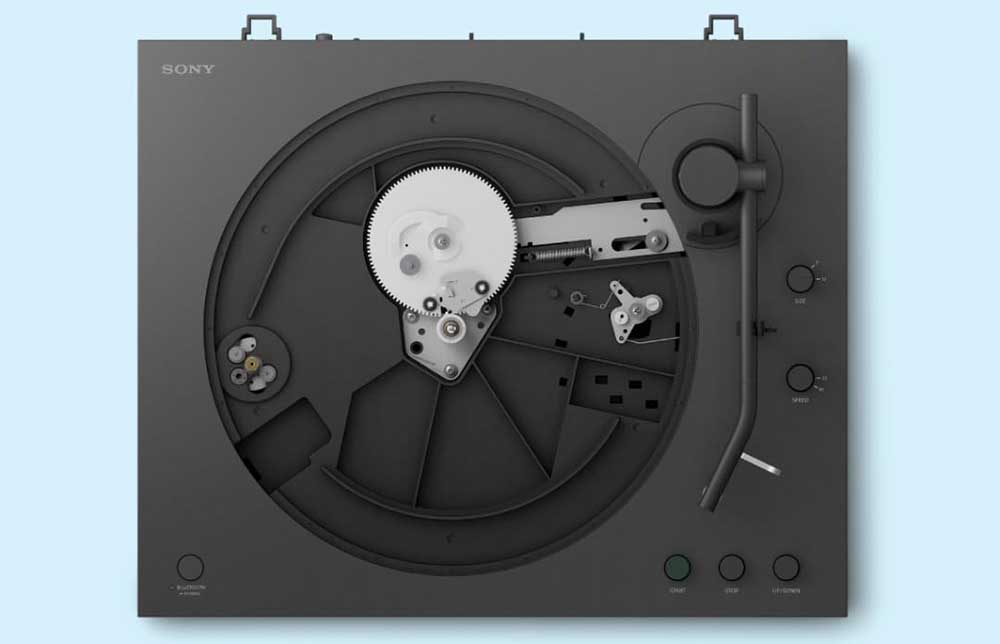 Interior del Sony PS-LX3BT