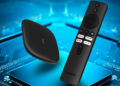 Xiaomi TV Box S 3rd Gen con fondo de procesadores