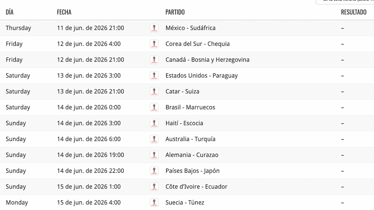 El truco para tener todos los partidos del Mundial 2026 en tu móvil: así no se te escapa ni uno