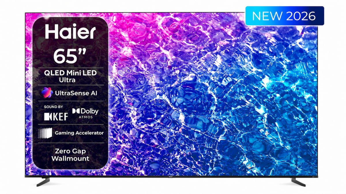 Así queda la gama de televisores Haier para 2026: de modelos sencillos con Google TV a Mini LED gigantes de 115 pulgadas