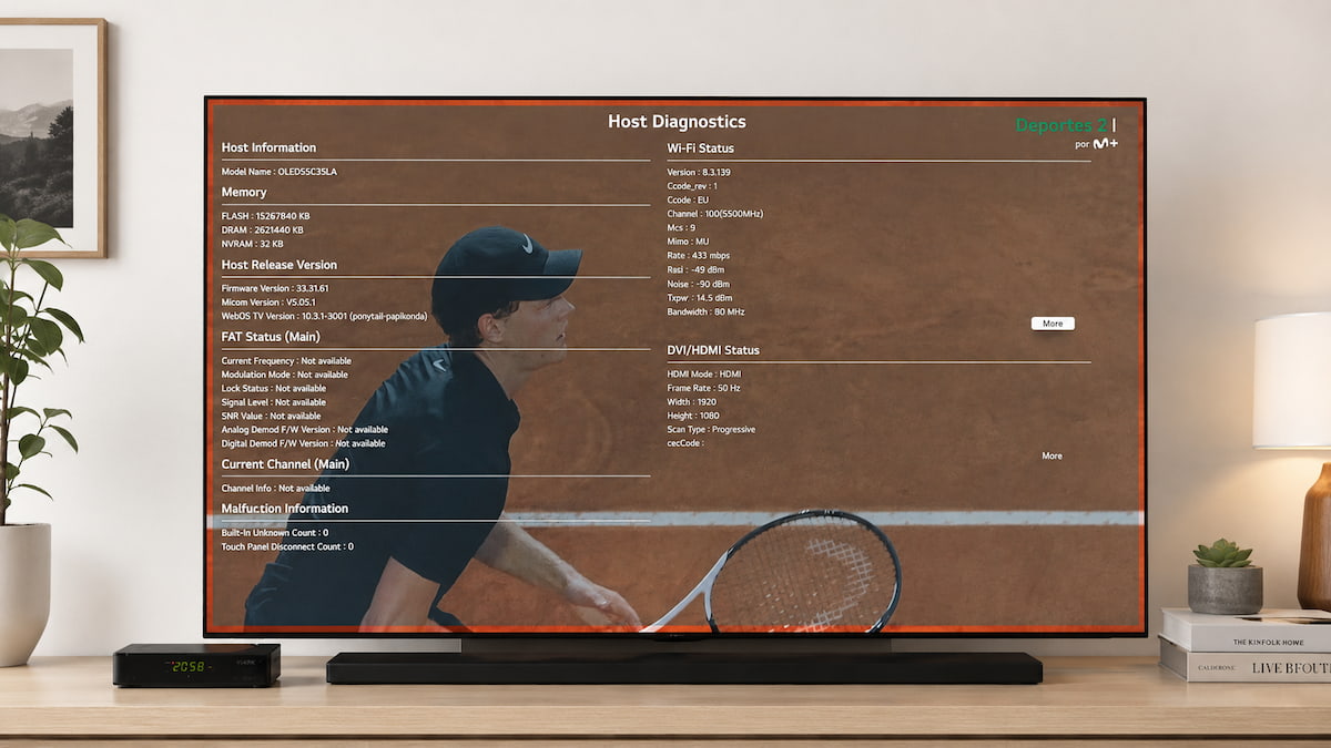 Tu televisor LG tiene un menú casi secreto para saber si la señal HDMI entra bien: así puedes comprobarlo
