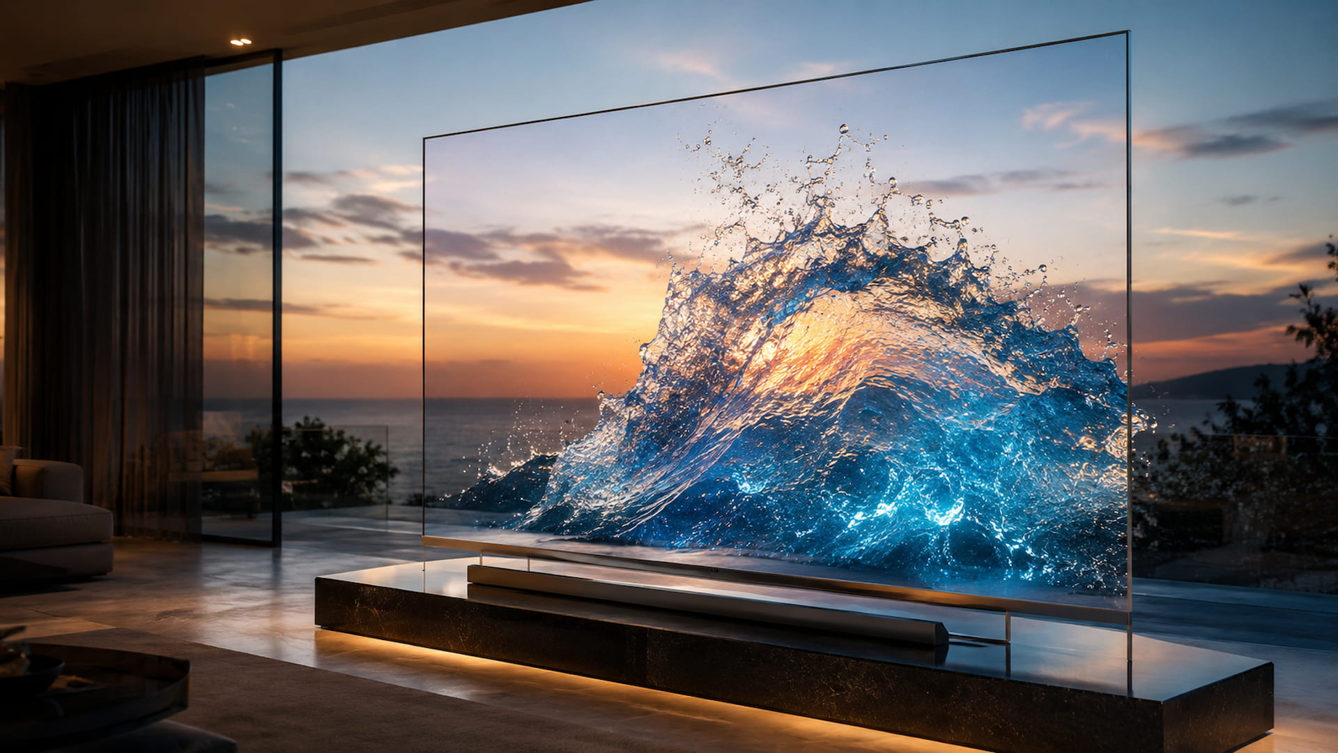El OLED "invisible" ya es real: es ultraflexible, deja pasar más del 80% de luz y se pega a la piel