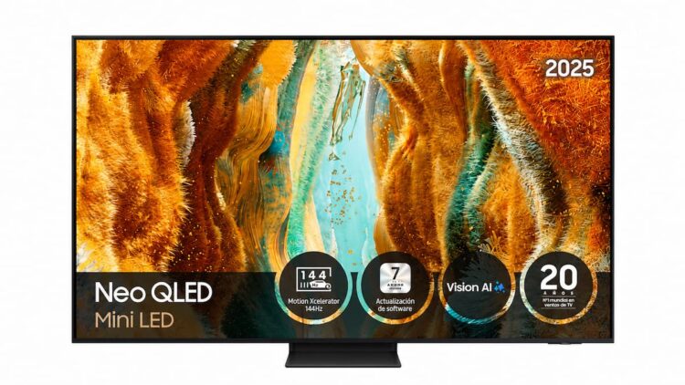 Samsung Neo QLED QN74F de 55 pulgadas por 499 euros: un televisor Mini LED muy top para ver el Mundial sin dejarte un riñón