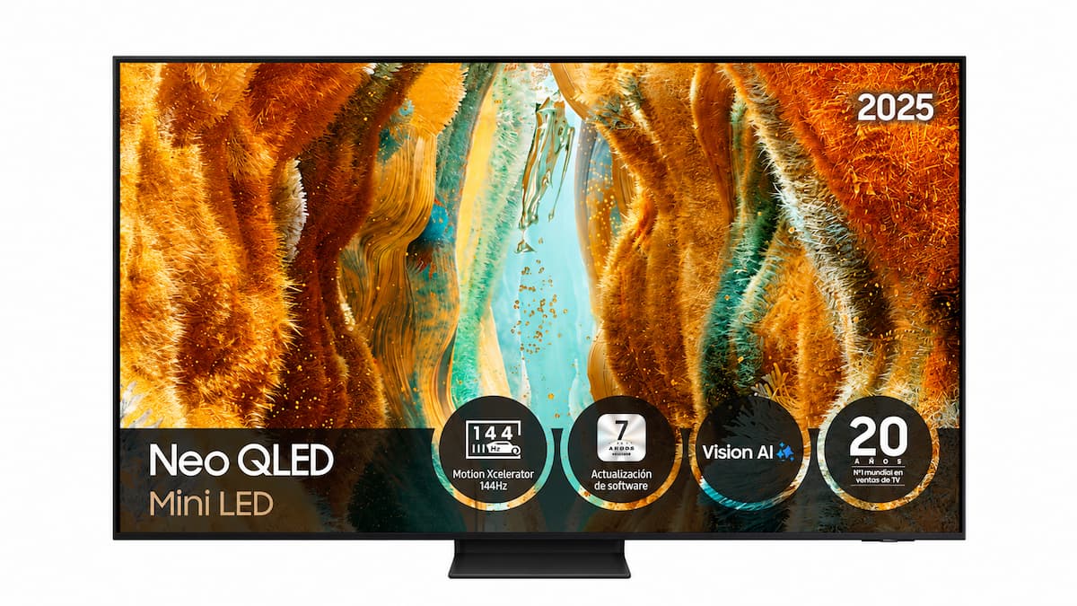 Samsung Neo QLED QN74F de 55 pulgadas por 499 euros: un televisor Mini LED muy top para ver el Mundial sin dejarte un riñón
