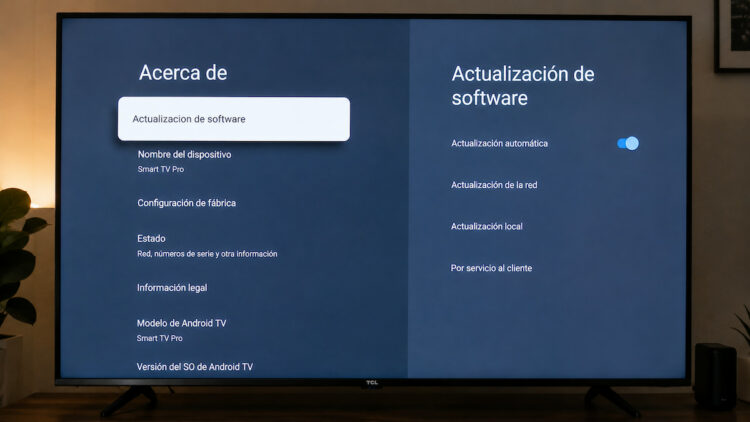 Cómo desactivar las actualizaciones automáticas en tu televisor TCL con Google TV