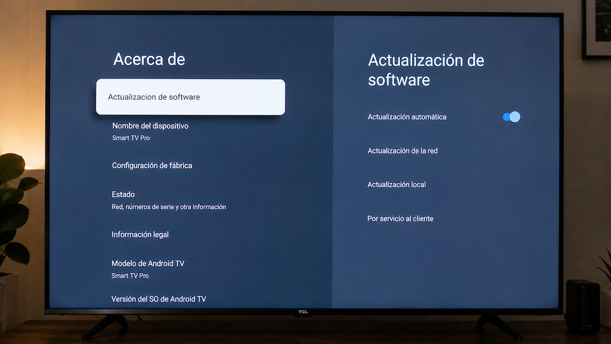 Cómo desactivar las actualizaciones automáticas en tu televisor TCL con Google TV