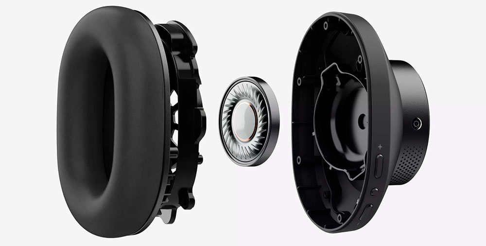 Interior de los auriculares Cambridge Audio Melomania P100 SE