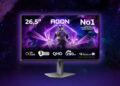Monitor AOC AGON AG276QZD2 con fondo